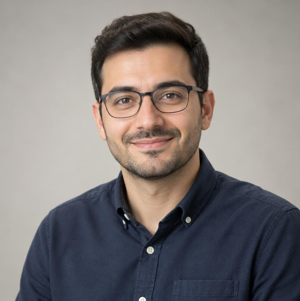 Portrait of a Turkish man broadcast training coordinator